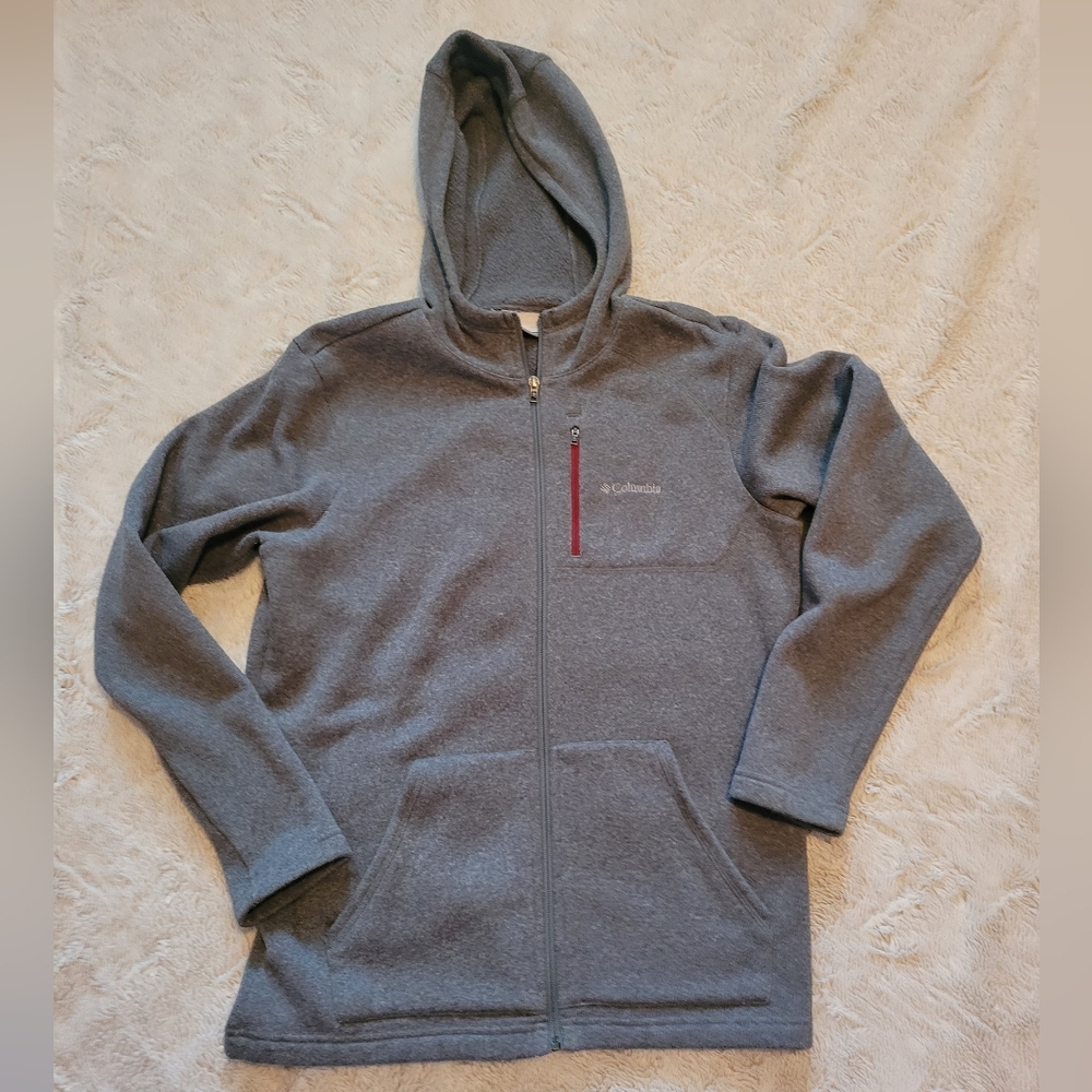 Columbia Charcoal Full-Zip Sweater Hoodie - Picture 2 of 6